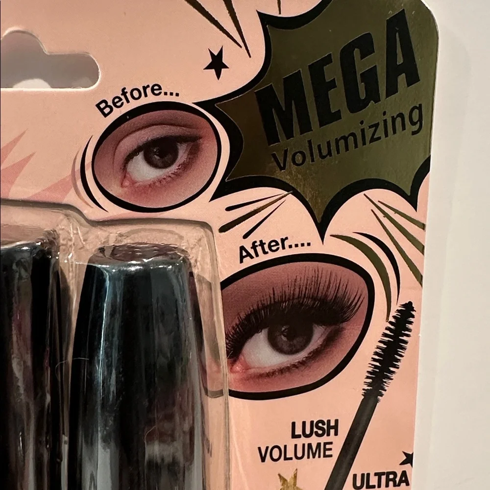 Rockin Beauty Lash Power Jet Black 3 Pc Mascara Set.